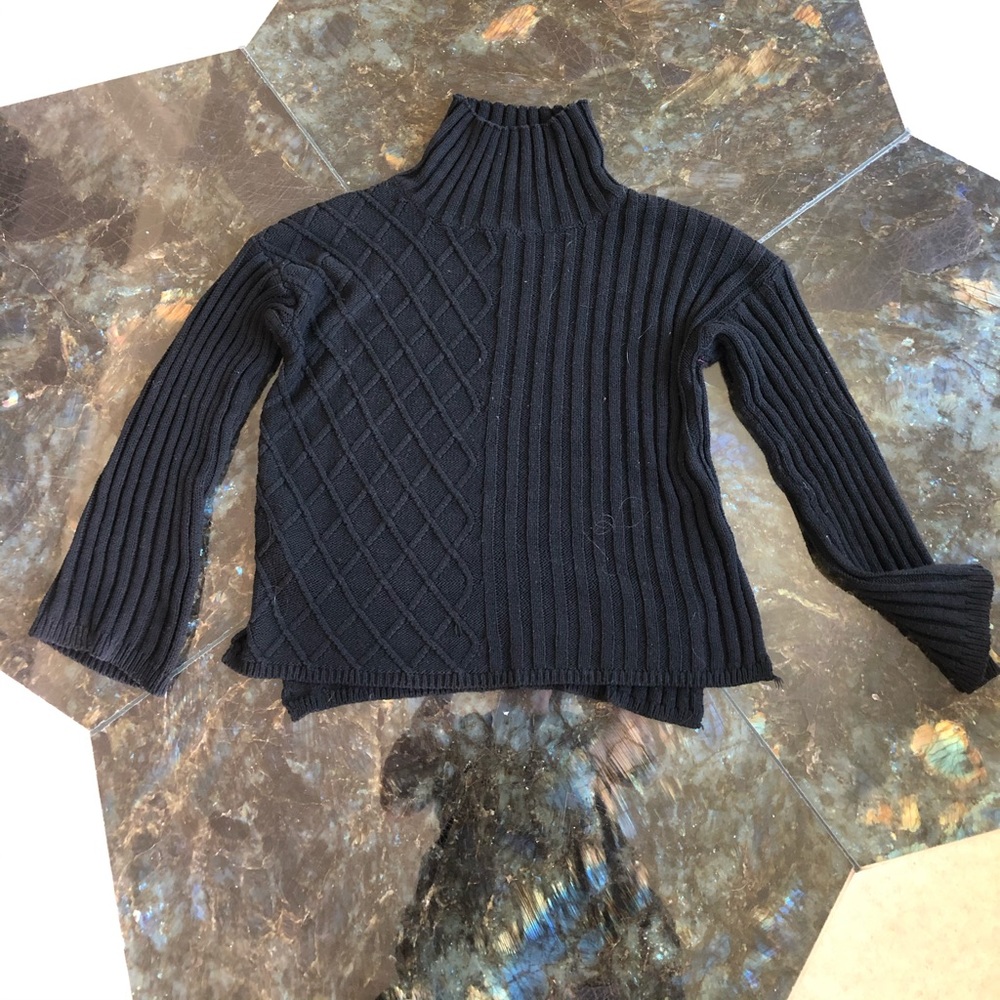 Black turtle neck